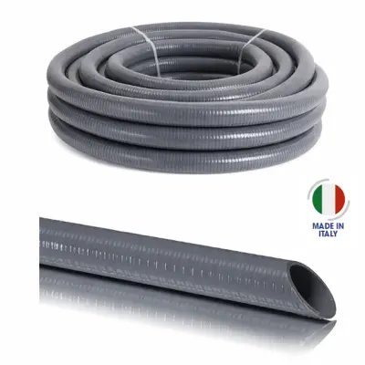 Tuyau PVC Flexible FITT IDROFLEX Ø63mm - couronne L 25ml (69858)