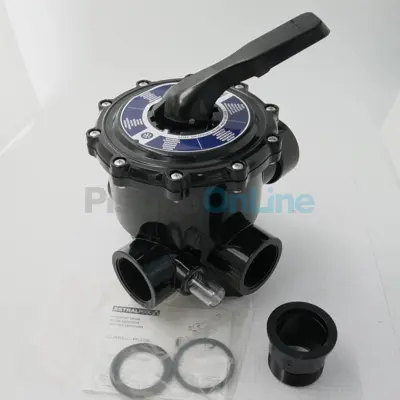 Vanne Side multivoies Classic Plus 2'' noire avec jonctions entraxe 230 mm - Remplace 07444 (74862)