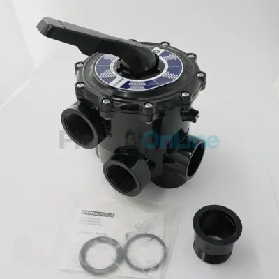 Vanne Side multivoies Classic Plus 2'' noire avec jonctions entraxe 230 mm - Remplace 07444 (74862)