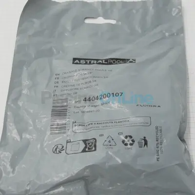 Vidange complète 3/8" avec crépine pour filtre Bilbao (4404200107)