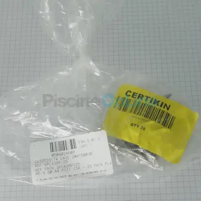 Vis de bride et d'enjoliveur projecteur x25 (CERTIKIN) (SPC438P/25)