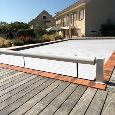 Volet hors sol Start by Wood 2x3,03m - Blanc