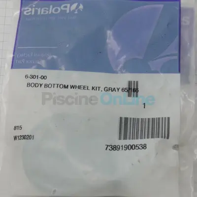 Kit Roulette gris pour partie supérieure (robot Polaris 65/65T/165/165T) (W1230201)