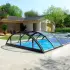 Abri KLASIK A pour piscines jusqu'à 6.30m x 3.20m - Coloris Anthracite