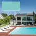 PVC armé ALKORPLAN 2000 verni uni - 150/100ème, vernis 1 face, uni - Rouleau de 25ml x 1.65m - Vert Caraïbes