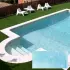 PVC armé ALKORPLAN 3000 verni imprimé - 150/100ème, vernis 1 face, motifs - Rouleau de 25ml x 1.65m - Bleu turquoise nacré
