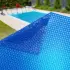 Bâche à bulles piscine ovale 5,50 x 3,70 m, 180 microns