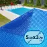 Bâche à bulles piscine ovale 5,50 x 3,70 m, 180 microns