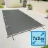 Bâche à barres pour piscine 7m x 3,50m standard gris anthracite
