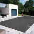 Couverture de sécurité à barres STARPOOL PREMIUM colori gris ardoise