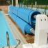 Enrouleur mobile double axe pour piscine de largeur 6.03 m et de longueur 25 m maxi