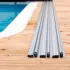 Extension de rail pour abri Abrissime 3 modules longueur 2.50 ml