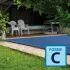 Couverture filtrante Vernosc Forme C - Bleu / Noir