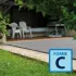 Couverture filtrante Vernosc Forme C - Gris / Noir