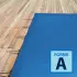 Couverture d'hivernage opaque Skin Cold forme A Bleu / Ivoire