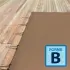 Couverture d'hivernage opaque Skin Cold forme B Terracotta / Ivoire