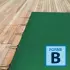 Couverture d'hivernage opaque Skin Cold forme B Vert / Ivoire