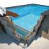 Kit piscine béton Astral First Bloc 12x6m H1.50m - Liner filtration et pièces à sceller