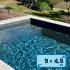 Liner piscine 9m x 4,50m rectangulaire, hauteur 1,50m - XTRA