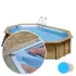 Liner piscine bois SUNBAY Alista - 5m x 3m x 1,3m 75/100ème bleu
