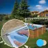Liner piscine bois SUNBAY Braga - 8,15m x 4,2m x 1,46m 75/100ème bleu