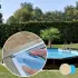 Liner piscine bois SUNBAY Violette - 5,11m x 1,24m x m 75/100ème beige