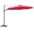 Parasol octogonal CYCLADES coloris Rouge diamètre 3.5m