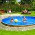 Piscine acier ronde AZURO FIRST 400 diamètre 3.6m hauteur 1.07m - sans filtration - sans echelle - 1 en stock