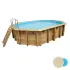 Piscine Azura 355x490 - H130cm Liner Beige
