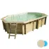 Piscine Azura  400x610 - H120cm Liner Beige