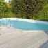 Piscine bois GARDIPOOL OBLONG ovale 6.20m x 3.90m x 1.33 H avec margelles en Pin