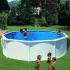 Piscine hors sol splasher acier ronde GRE LANZAROTE  3.00 x 0.90m