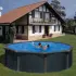 Piscine hors sol acier  GRE RATTAN ronde 3.50m x 1.32