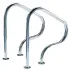 SORTIE BAIN EN ACIER INOX AISI - 316L POLI PLATINE A SCELLER 80 x 80cm