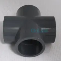 Croix PVC pression Femelle Ø63mm