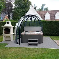 Abri de spa - Couverture sphérique d'extérieur et gazebo pour jacuzzi