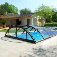 Abri de piscine mi-haut KLASIK