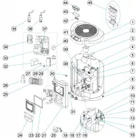Pièces détachées pour Astralpool HEAT II