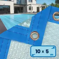 Bâche à bulles 10x5m Sol+Guard GeoBubble JMCOVER 500 microns Quatro Préfabriquée