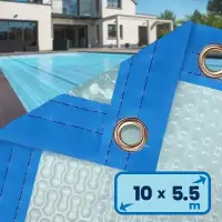 Bâche à bulles 10 x 5,5 m ultra-chauffante GeoBubble Sol+Guard