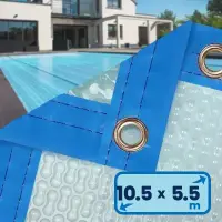 Bâche à bulles 10,5 x 5,5 m ultra-chauffante GeoBubble Sol+Guard