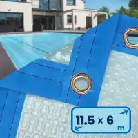 Bâche à bulles 11,5 x 6 m ultra-chauffante GeoBubble Sol+Guard