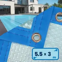 Bâche à bulles 5,5 x 3 m ultra-chauffante GeoBubble Sol+Guard