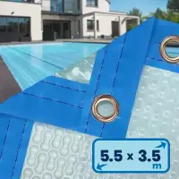 Bâche à bulles 5,5 x 3,5 m ultra-chauffante GeoBubble Sol+Guard