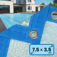 Bâche à bulles 7,5 x 3,5 m ultra-chauffante GeoBubble Sol+Guard