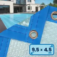 Bâche à bulles 9,5 x 4,5 m ultra-chauffante GeoBubble Sol+Guard