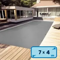 Bâche PROTECTVOLET pour piscine 7 x 4 m prêt à poser