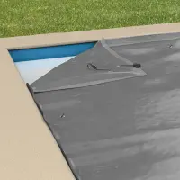 Couverture Protectvolet pour volet de piscine coloris gris