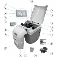 Pièces détachées pour Bloc filtrant MINI-COMBO avec projecteur