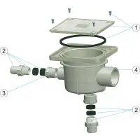 Pièces détachées pour Boite de connexion carrée